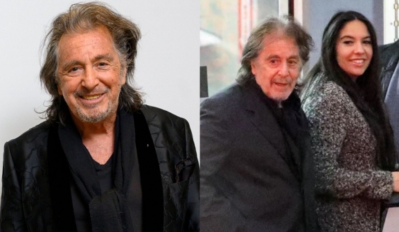 Actor Al Pacino celebrates the pregnancy test result of his 29-Year-Old girlfriend, Noor Alfallah 