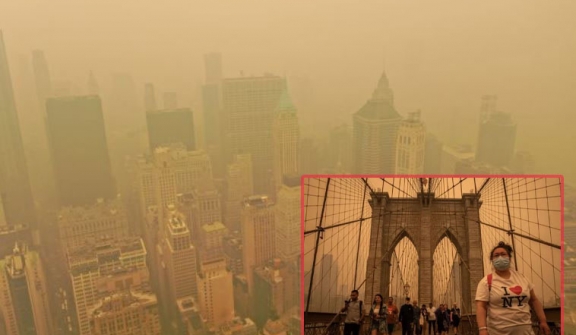 New York city engulfed by 'toxic smog': Record-breaking air pollution