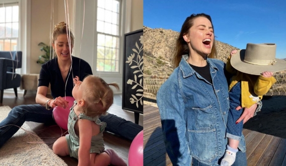 Amber Heard and her daughter are now enjoying a happy life in a new country, leaving Hollywood behind