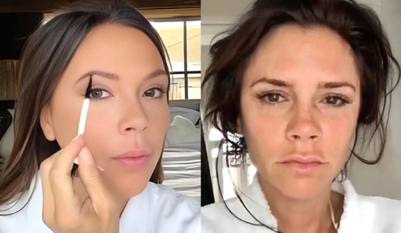 Victoria Beckham reveals her husband - David Beckham has never seen her without eyebrows