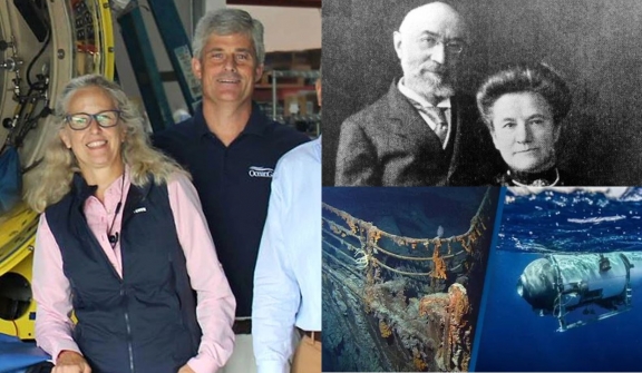 Chilling report revealed: wife of OceanGate CEO descended from a couple who perished on the Titanic in 1912