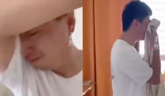 Father breaks down in tears as son scores 6/100 in math exam despite year-long daily tutoring