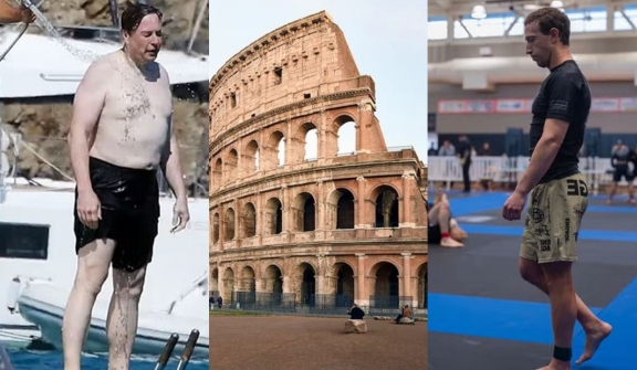 Elon Musk and Mark Zuckerberg offered Rome's Colosseum as venue for cage fight