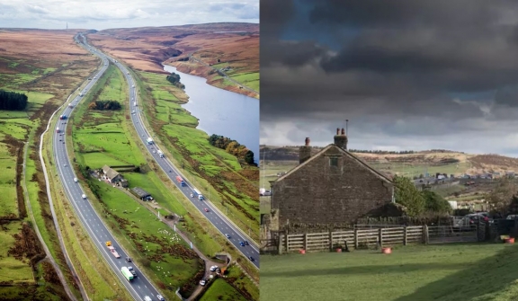 'Stubborn' farmer who lived in a house in the middle of M62 wasn't actually too stubborn to move