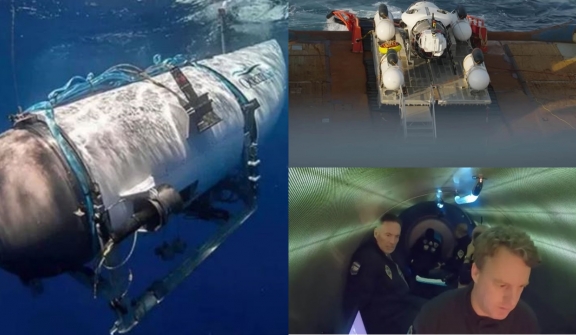 Panicked passengers stuck onboard as Titan submersible spins out of control