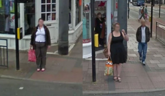 Google maps captures woman standing in the same spot in Carlisle NINE years apart