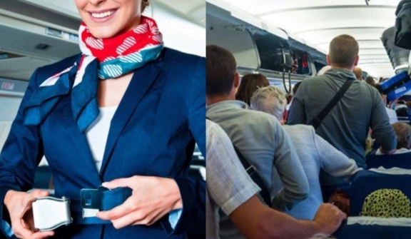 Flight attendant explains the reason why only 'idiots' stand up at the end of flights