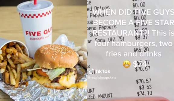 Five Guys finally explains why its menu is so expensive for burger and fries