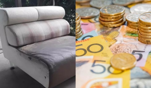 Retiree regrets donating couch after realizing $30,000 stuffed inside