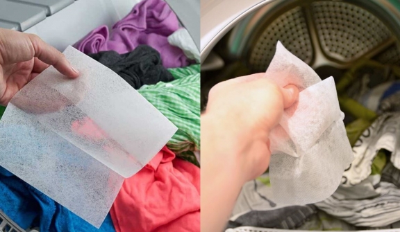 Here's why putting a wet wipe into the washing machine can be a time-saving trick and nerves-saver