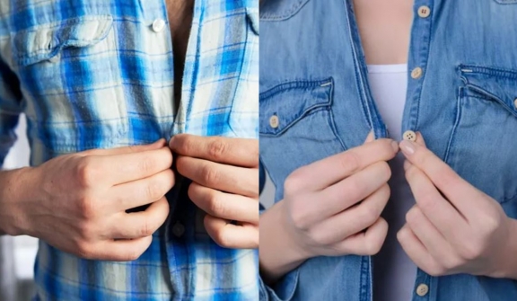 People are just realizing why men’s shirt buttons are on a different side to women’s