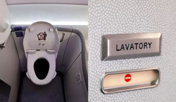 Flight attendant reveals when the worst time to go to the toilet is on a flight