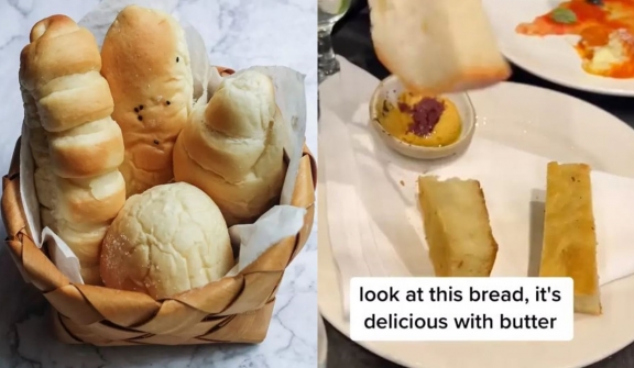 Man reveals the 'real reason' why restaurants always give you FREE bread at the start of the meal