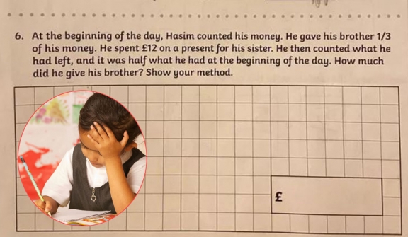 Parents left scratching by exam questions for a 10-year-old kid - do you know the answer?