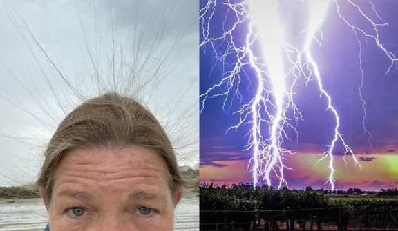 The truth behind this woman sharing  an 'innocent' photo of herself with static hair: 'Your life is in danger' 