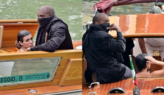 Kanye West and his wife 'banned for life'  from Venice boat company after indecent exposure incident