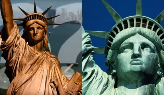Americans want to clean the Statue of Liberty and reveal its original color