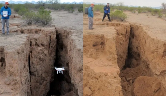 Giant fissures are opening up in the US, they are not naturally occurring 