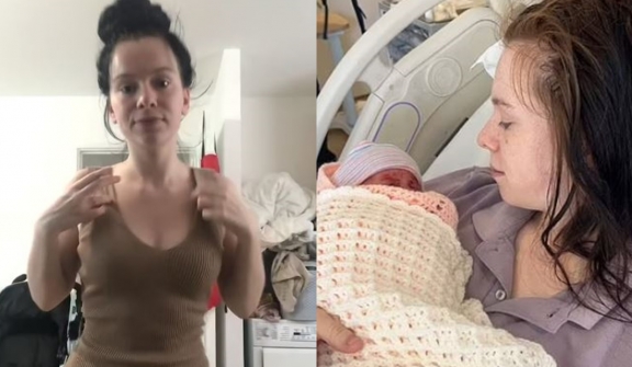 Teen didn’t know she was pregnant until she discovered her baby's FOOT sticking out of her