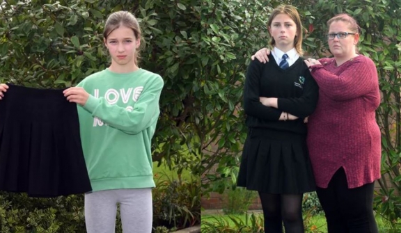 Schoolgirl left in tears at being put in isolation for Asda skirt as teacher 'checks label'