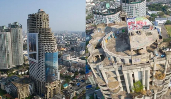 'Ghost Tower' skyscraper worth £40 million has been vacant for 26 years and has never had a resident live there