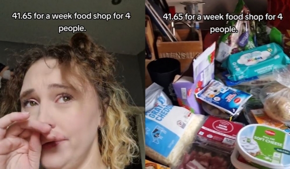 Struggling mum breaks down in tears after a kind stranger pays shop bill