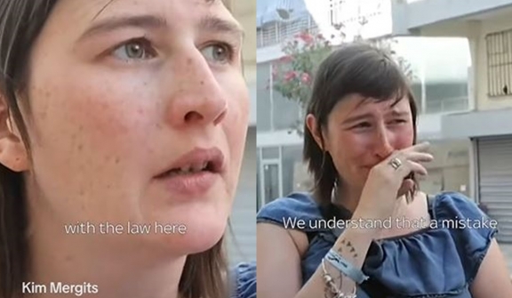 Tourist breaks down in tears after facing prison for ‘stealing’ stones in Turkey