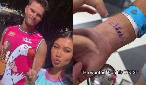 Man gets woman’s name tattooed on his wrist to exchange for lifetime subscription to her OnlyFans