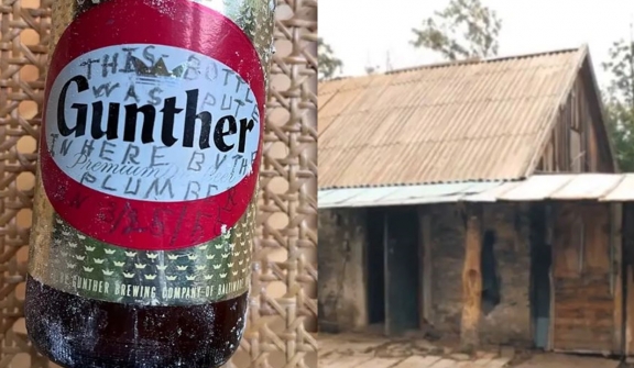 Beer bottle from 1955 found hidden in walls of Delaware home with message for future owners