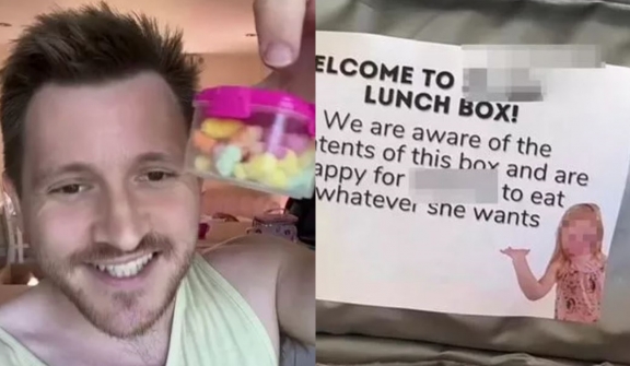 Dad places teacher's angry note in daughter's lunchbox after teacher slams 'unhealthy' food