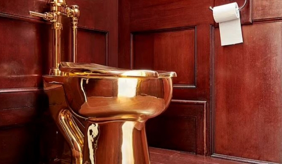 Four men are charged with stealing a  $6 million 18-carat solid gold toilet