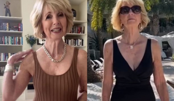 Woman, 73,  shuts down criticism her outfit is ‘inappropriate’ for her age