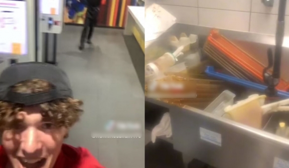 McDonald's worker quits mid-shift after being asked to clean sink full of dirty dishes 