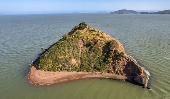 San Francisco's only private island hits on the market for $25million - without running water, power, or wi-fi