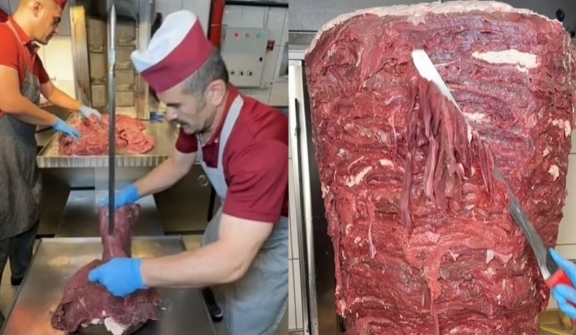 People salivate after discovering what doner kebabs are actually made of