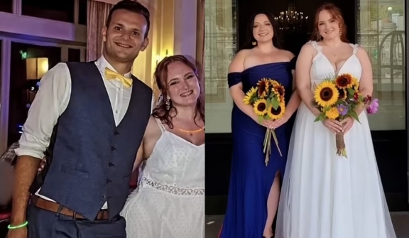 Woman allowed husband to sleep with bridesmaid in the bedroom at a wedding, claiming it was more 'fun'