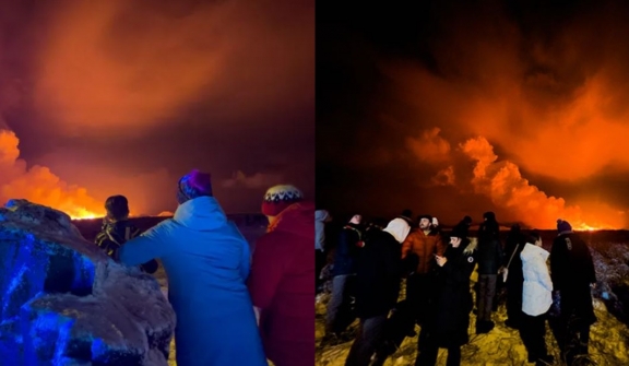 Thrillseekers ignored warnings and flocked to Iceland’s erupting Volcano 