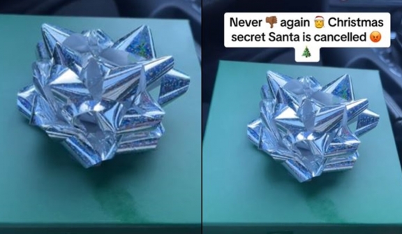 Man vows ‘never to do Secret Santa again’ after receiving present from colleague