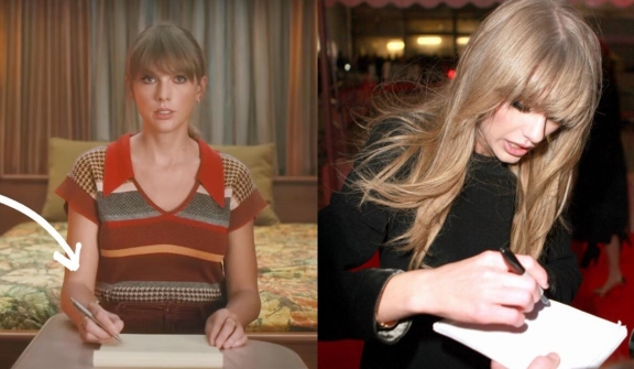 People are baffled after realizing bizarre way Taylor Swift holds a pen 