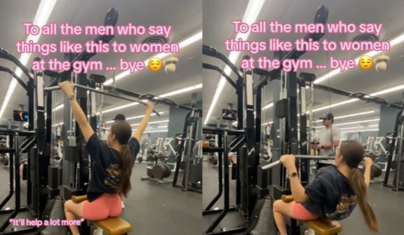 Fitness influencer calls out 'disrespectful' man while filming her workout 