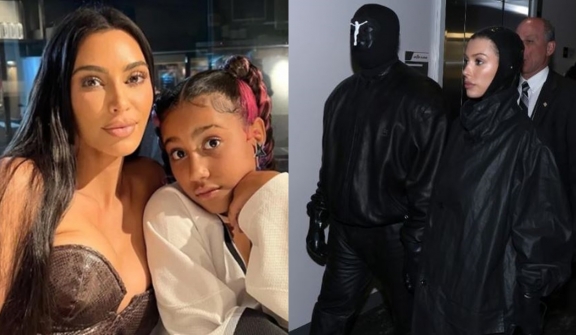 Kim Kardashian faces criticism for allowing daughter North to share a drawing of Kanye West's wife, Bianca Censori