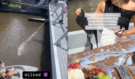 Teen suspended for milk prank during boat ride faces expulsion from $20,000-a-year school