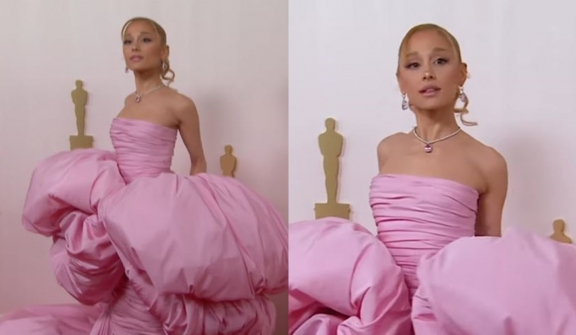Ariana Grande was baffled after changing her voice at the Oscars