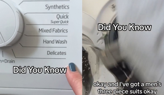 Cleaning expert explains why you can 'dry clean' your clothes in your washing machine