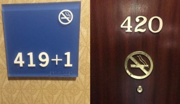 Why many hotels in the world do not have room number 420