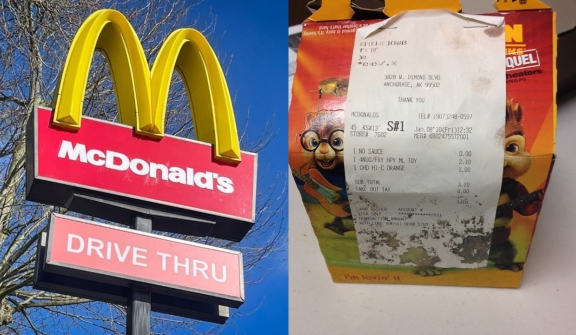 Woman stunned after showing a McDonald's meal looks like after keeping it for six years