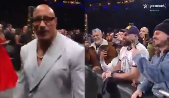 The Rock sparks debate after altercation with fans: 'Watch your f***ing mouth'