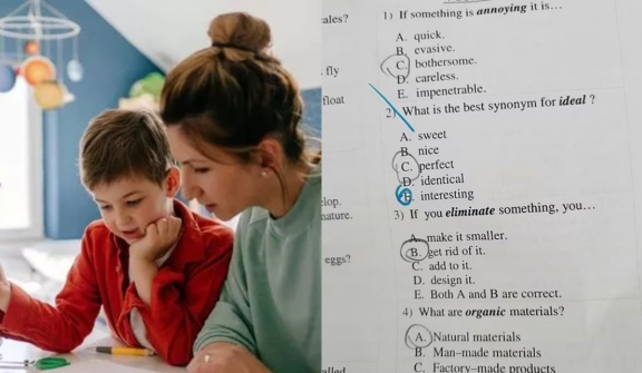 Mother fumes over 'infuriating' detail in child's English homework