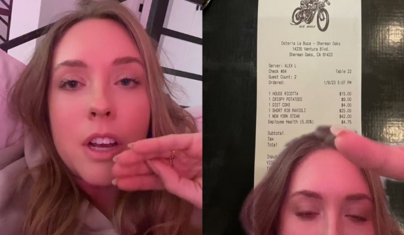 Customer stunned after spotting 'employee health' charge on restaurant bill