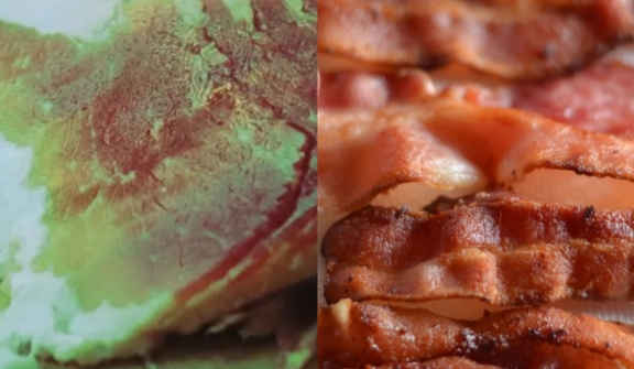 People lost their minds after realizing why the bacon sometimes turn green